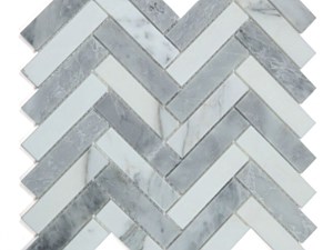 Herringbone City Grey 11.25 x 11.25
